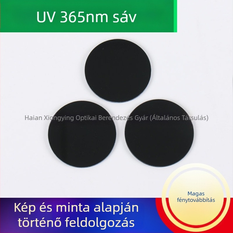 Kvarcüveg UV-szűrő 365NM sáv bevonáshoz és ablakfóliához