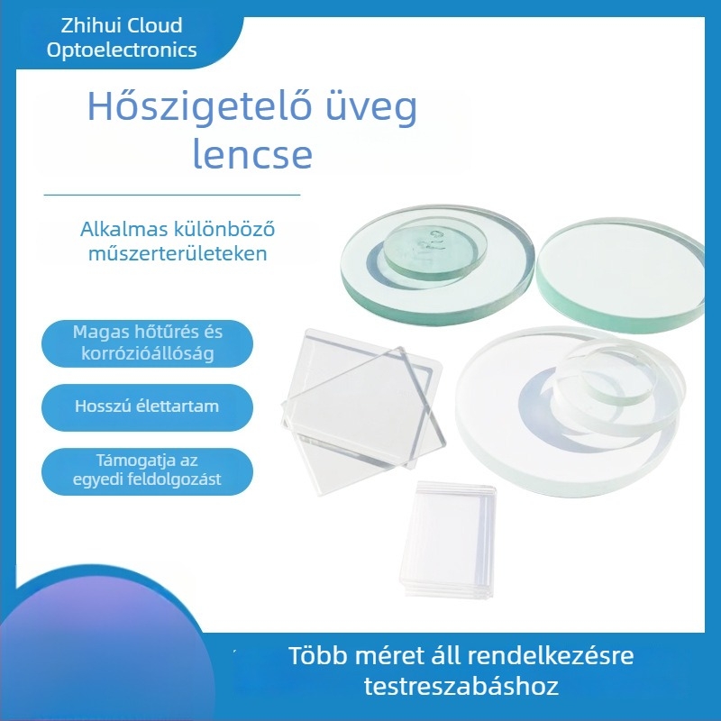 Hőszigetelő üveglencsék magas hőmérsékletű fényforrásokhoz, projektorokra és monitorokra