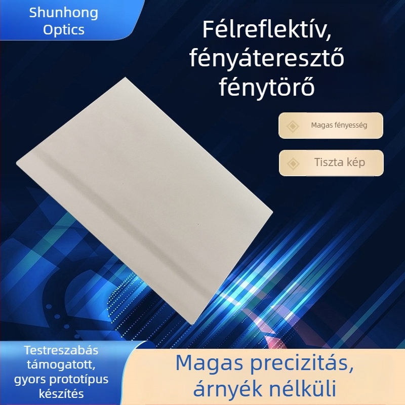 Digitális mikroszkóp optikai osztója – félreflexiós, félig átlátszó, ghost-mentes, négyzetes koaxiális fényforrás