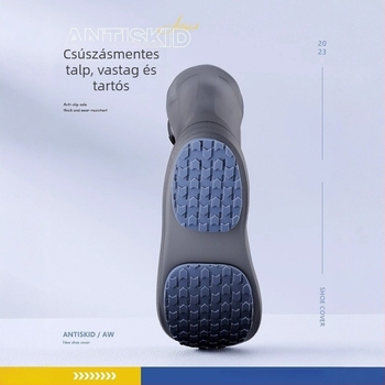 Unisex vízálló szilikon cipővédő – csúszásmentes, kopásálló, vastagodott