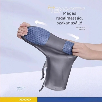 Unisex vízálló szilikon cipővédő – csúszásmentes, kopásálló, vastagodott