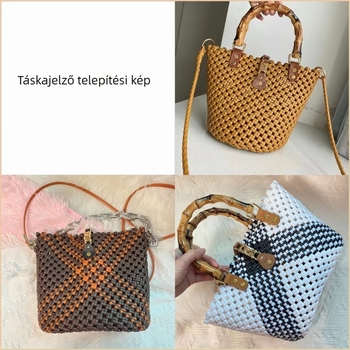 DIY táska csat készlet PU anyaggal és szegecselő eszközökkel (PU anyag • 2024 tél • Mintázat: Egyéb • Termékkategória: Táska kiegészítők)