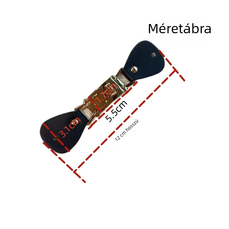 DIY táska csat készlet PU anyaggal és szegecselő eszközökkel (PU anyag • 2024 tél • Mintázat: Egyéb • Termékkategória: Táska kiegészítők)