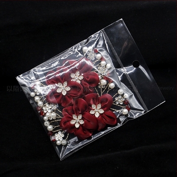 Menyasszonyi cipő dísz masnival és két virággal, Velcro, modell ym0051, Yimo Jewelry
