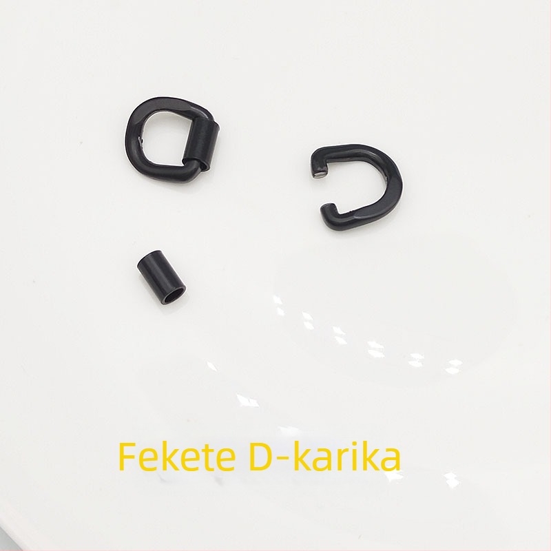 D-alakú fém csat a táskákhoz – forgó dizájn – cink ötvözet, poggyász kiegészítők, vállöv csere