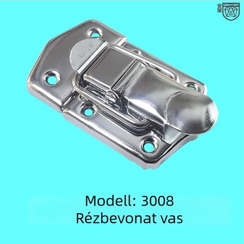 Anwang 3008 vasból készült dobozcsat táskákhoz, krómozott bevonattal, modern minimalista stílus