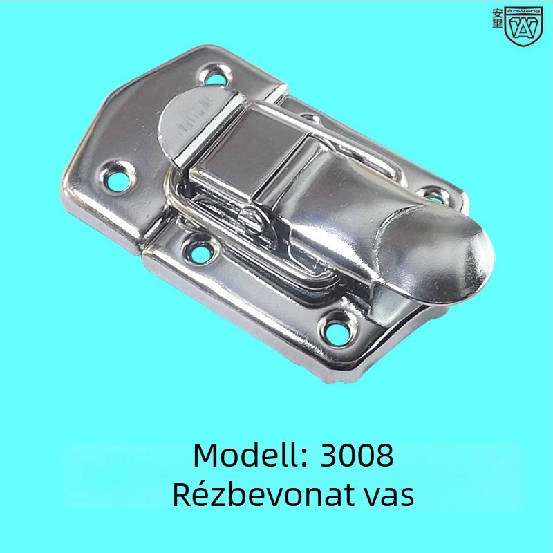 Anwang 3008 vasból készült dobozcsat táskákhoz, krómozott bevonattal, modern minimalista stílus