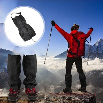 Oxford anyagú kültéri lábvédő és lábszárvédő túrákhoz és hegymászáshoz, sivatagi homok elleni védelem, cipzárral