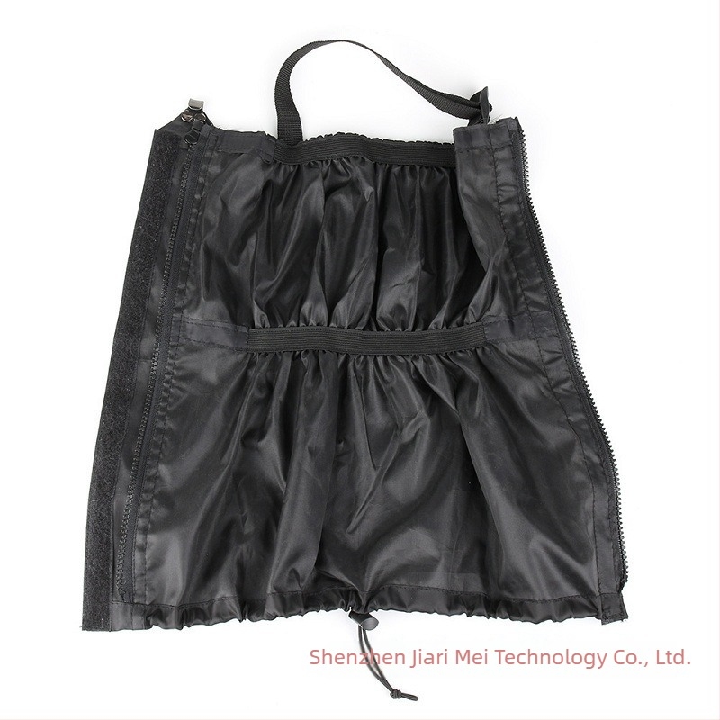 Oxford anyagú kültéri lábvédő és lábszárvédő túrákhoz és hegymászáshoz, sivatagi homok elleni védelem, cipzárral