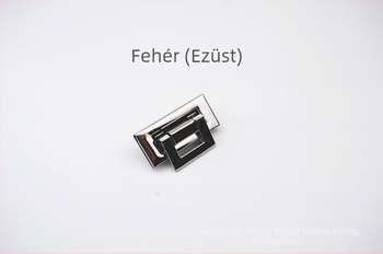 Fém táskazár csavaros mechanizmussal, súlya 0.035 kg