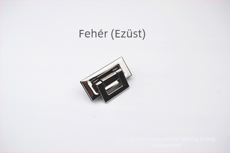 Fém táskazár csavaros mechanizmussal, súlya 0.035 kg
