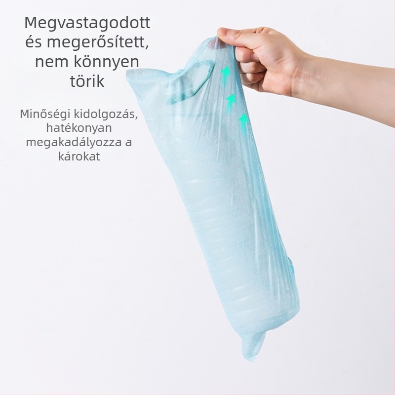Egyszer használatos cipővédő háztartási és beltéri használatra, vízálló, porvédő, csúszásmentes, vastagított nem szövött anyag