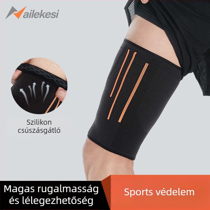 Vádli védő kompressziós harisnya, anyag: nylon, poliamid és elasztán keverék, alkalmas kosárlabdára és edzésekhez