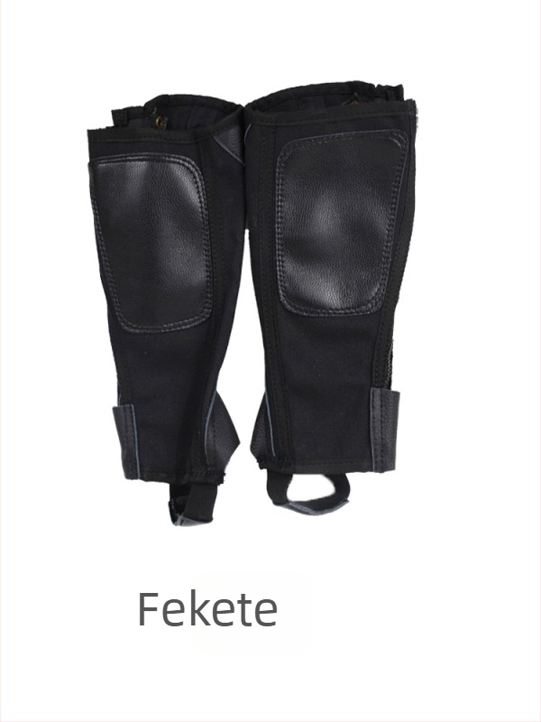 Vászon lovas leggings cipzárral, lábszárvédő, kopásálló védőfelszerelés lovagláshoz