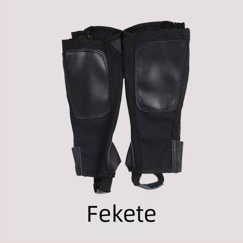 Vászon lovas leggings cipzárral, lábszárvédő, kopásálló védőfelszerelés lovagláshoz