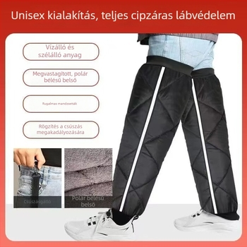 Elektromos kerékpárhoz készült térdvédők, téli kerékpározáshoz, szélálló és hidegálló védelem