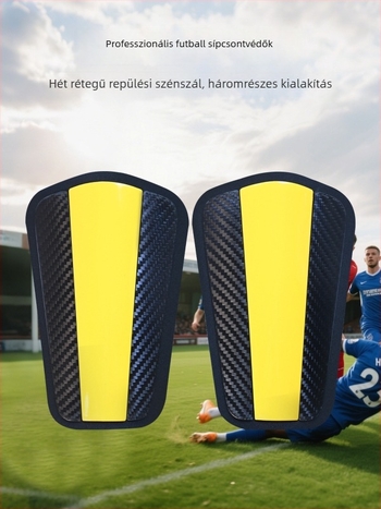 Háromrészes szénszálas sípcsontvédő futballhoz – edzésre és védelemre