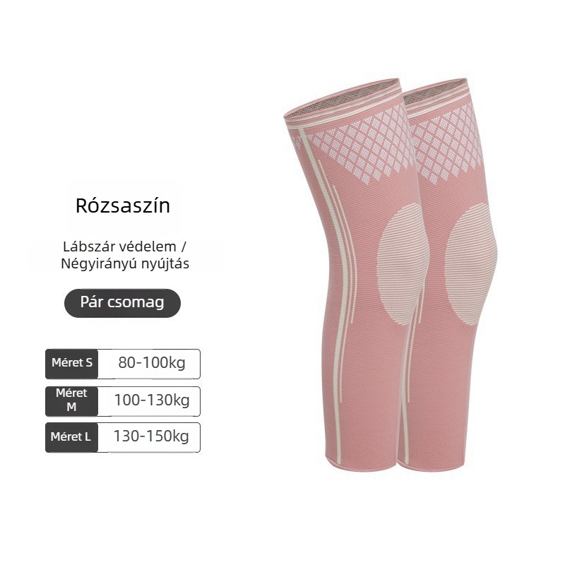 Felnőtt térdvédő – nylon-spandex-elasztikus rostok, sípcsontvédő, kosárlabdához