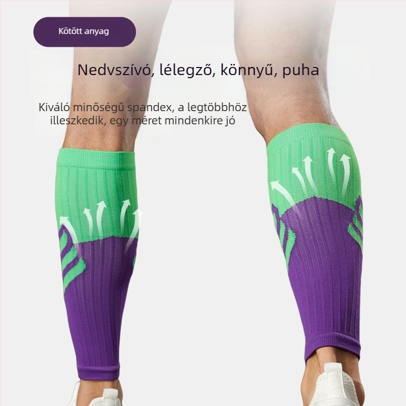 Vádli kompressziós mandzsetták futáshoz, maratonhoz és kerékpárhoz – kötött lábszárvédők
