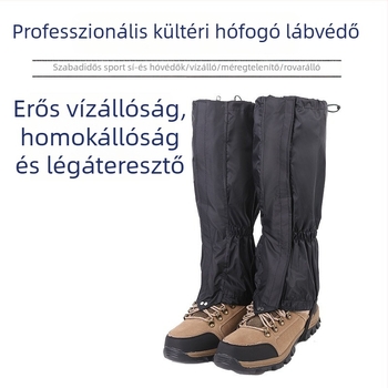Fidel Sípcsont- és lábszárvédő outdoor túrákhoz – poliészter rost alapanyag, Velcro-zárás, felnőtteknek; alkalmas kerékpározásra, téli sportokra, túrázásra és kempingezésre; sivatagi cipővédők