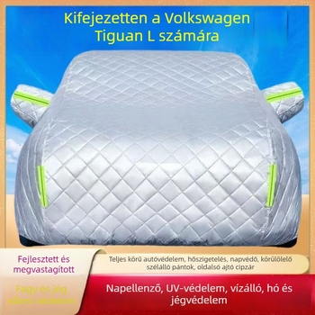 Tiguan L autóponyva, Oxford anyag, nap- és esővédelem, hőszigetelés, fagy és hó elleni védelem