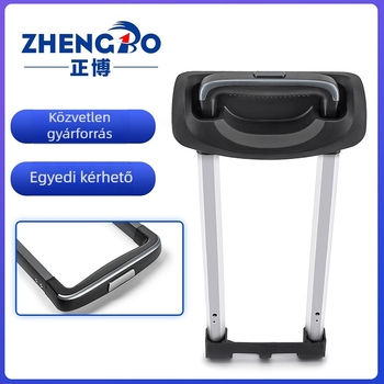 Alumínium teleszkópos húzórúddal ellátott bőrönd kiegészítő – beépített négy részes kialakítás, teljes alumínium szerkezet, Zhengbo táska kiegészítő, Új stílus