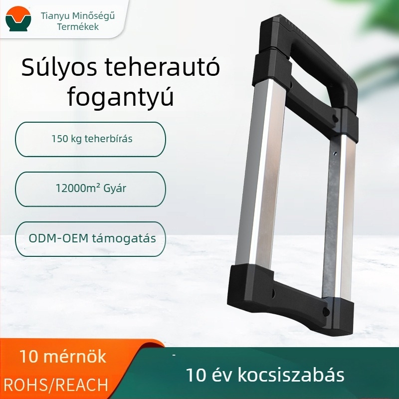 Alumínium ötvözetű teleszkópos húzórúd poggyász kiegészítőkhöz