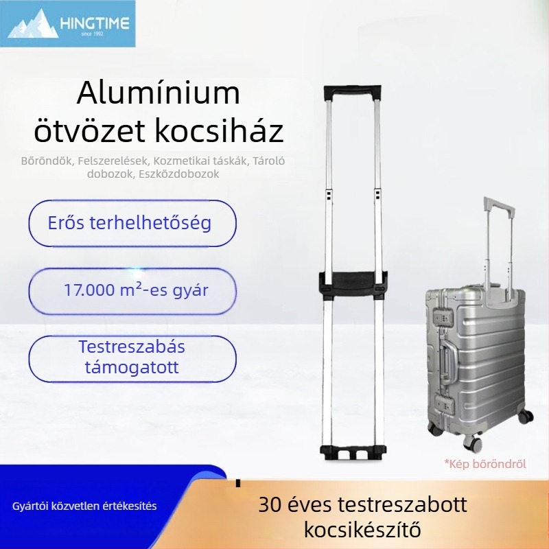 3-szekciós teleszkópos poggyászkezelő - alumíniumötvözet, ultra könnyű, testreszabható kiegészítők