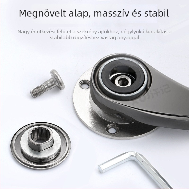 Lapos rúd olajnyomásos ajtótámasz szekrényekhez – Modell 2 (Anyag: cinkötvözet; Stílus: modern minimalist; Alkalmazás: gardrób, szekrény, ajtó)