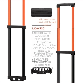 Longxin műanyag alkatrészek hátizsák-kiegészítők (Márka Longxin, Anyag: Műanyag, Lista: 2023 tavasz, Stílus: Új nemzeti trend)