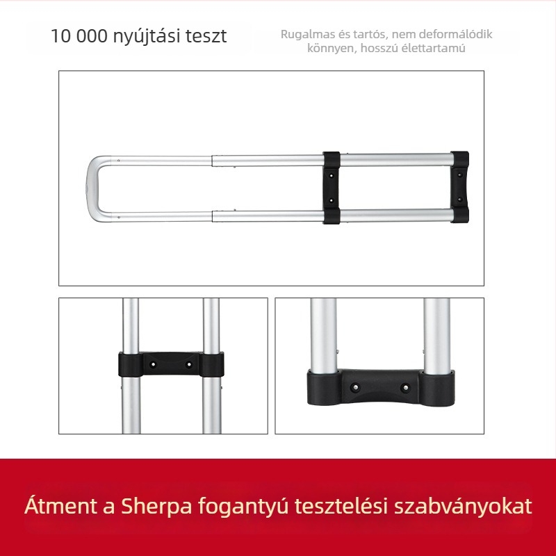 Alumínium teleszkópos poggyász-kocsi, modell H112-e, sorozat 112, márka Lianxing