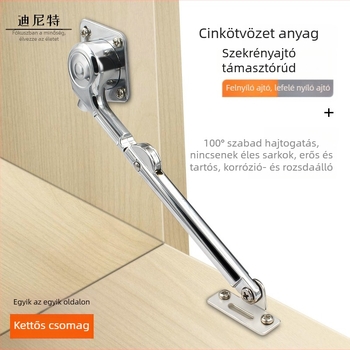 Szekrényajtó hidraulikus rúd olajnyomásos, csillapítóval és állítható megállóval, tatami-stílusú támasztó rúd