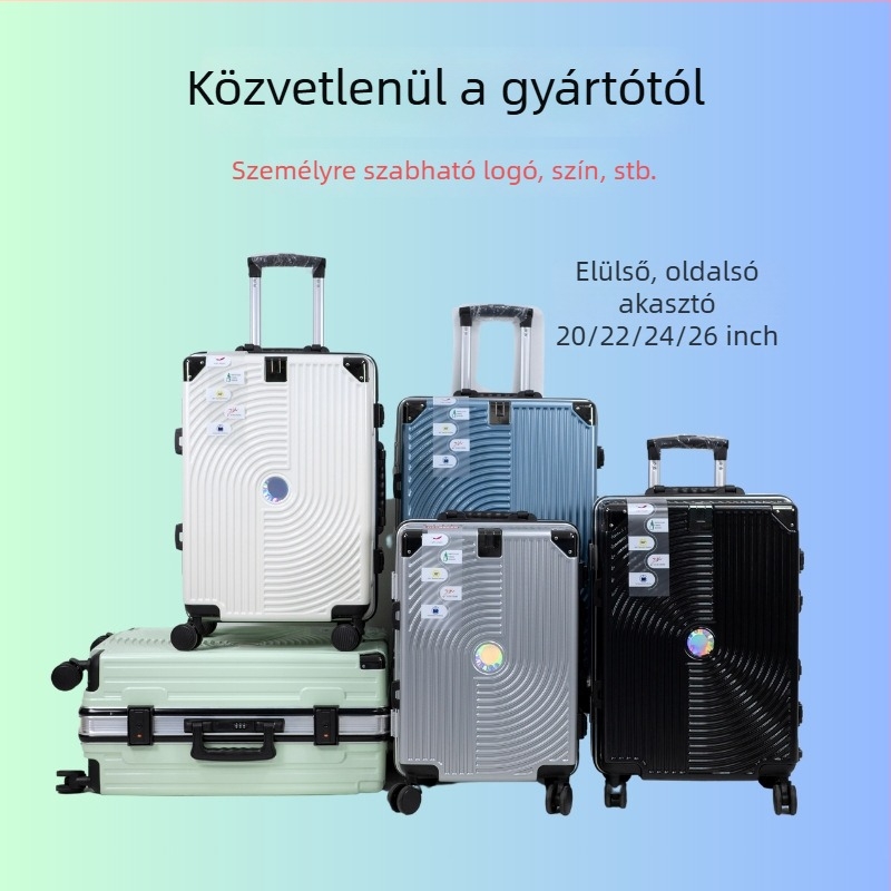 Alumínium vázú kemény utazótáska, ABS+PC anyag, 20–35 L kapacitás, Modell 520