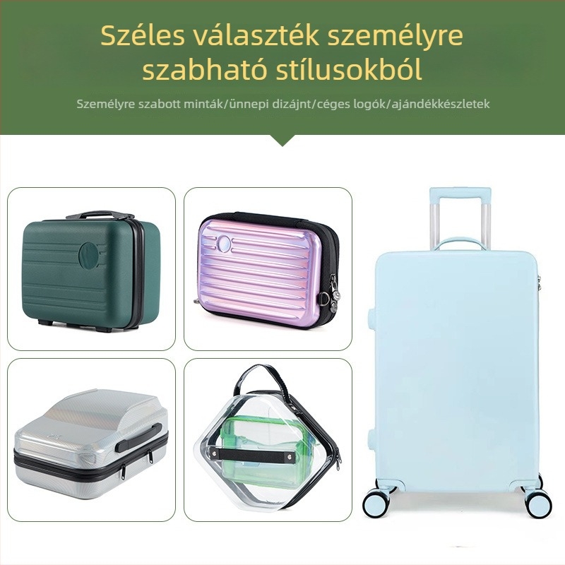 Alumínium vázú bőrönd, ABS+PC burkolat, TSA kombinációs zár, 3 kg, univerzális forgó kerekek
