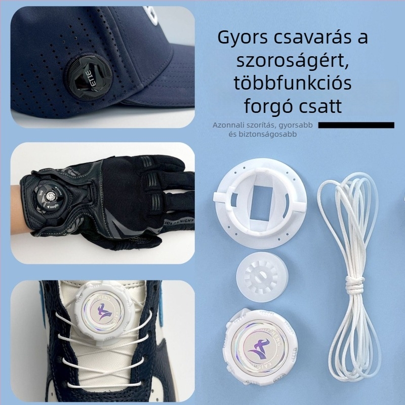 Forgócsatú cipőfűző, 120 hosszúságú, sport-, bőr-, bakancs-, szandál- és mindennapi cipőkhöz; négy évszakos viselet, mindennapi stílus