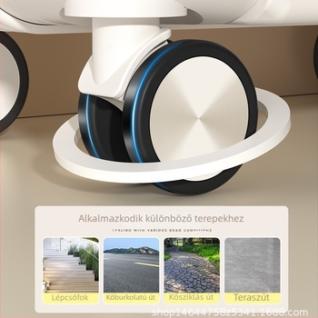 ABS+PC keményhéjú utazótáska, kapacitás 36–55L, zárható, teleszkópos fogantyú, univerzális kerekek