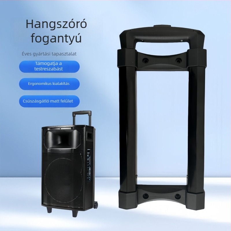 Külső teleszkópos fogantyú tartozékok fémládákhoz, utazótáskákhoz és kozmetikai dobozokhoz