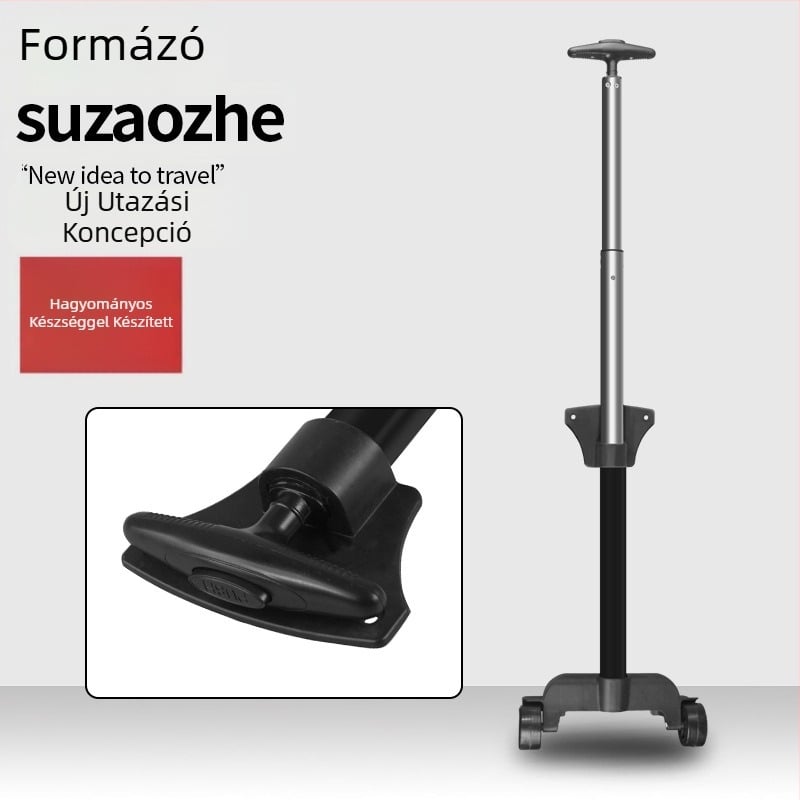 Shaper SZ-D1-A-F-D3 alumínium egyoldali húzó rúd görgővel poggyász kiegészítők