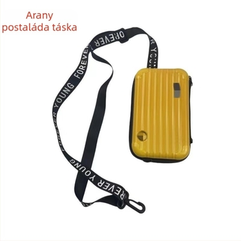 Mini keresztbody négyzet alakú táska - ABS anyag, geometriai minta, nylon bélés, vízálló, ultra könnyű