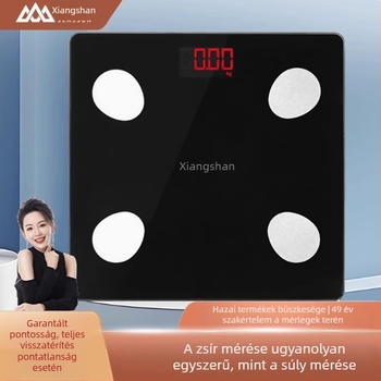 Xiangshan intelligens testzsírszint mérlege okos kijelzővel, otthoni használatra, pontos testsúly- és testzsír-mérés, újratölthető elektronikus mérleg