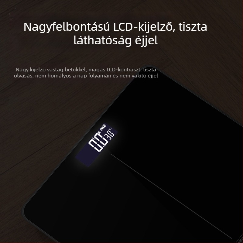 Többfunkciós intelligens elektronikus testsúlymérő készülék emberi testtömeg és háziállatok súlyának mérésére, kompakt otthoni mérleg