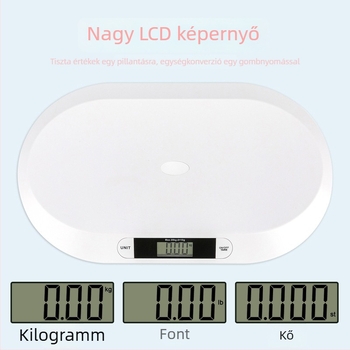 CHANGXIE B1 Kompakt otthon használatra szánt elektronikus mérleg, hordozható, 10 g–20 kg mérési tartomány, grammos precizitás, méretek 56×32×2,8 cm