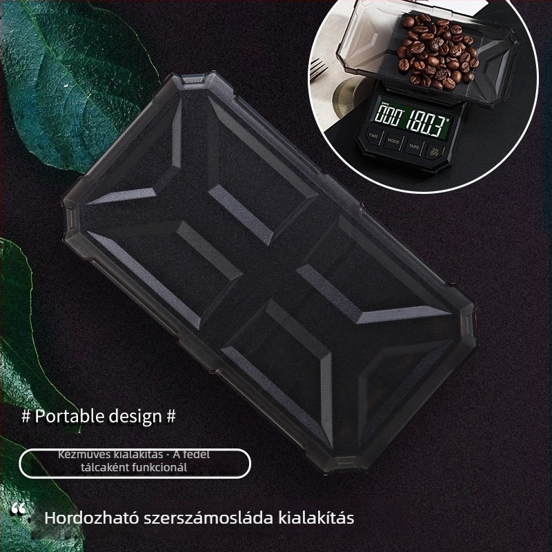 Új hordozható kézi kávémérleg automatikus időzítővel, elektronikus mérleg, mini okos bár mérleg, zsebre illő digitális kijelző
