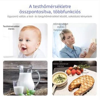 Orvosi infravörös lázmérő IM-9001, automatikus elektronikus lázmérő otthoni használatra, klinikai precizitás