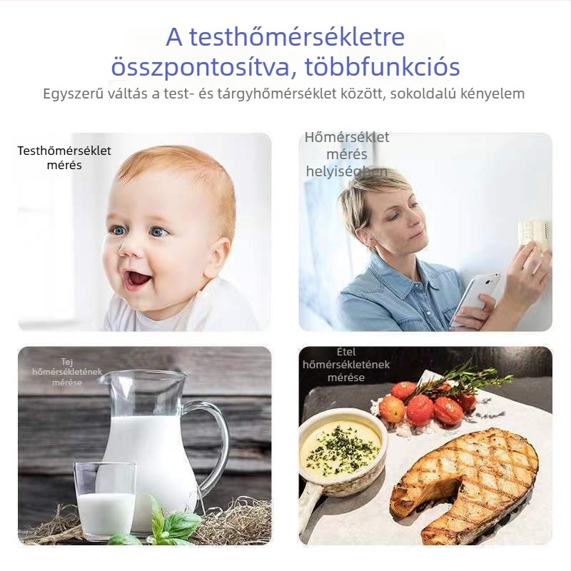 Orvosi infravörös lázmérő IM-9001, automatikus elektronikus lázmérő otthoni használatra, klinikai precizitás