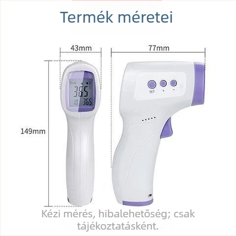 Dikang HG01 kézi infravörös homlokhőmérő, intelligens hőmérséklet-mérés, digitális kijelző