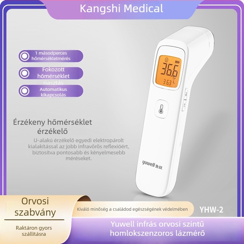 Yuyue frontális érintkezés nélküli infravörös hőmérő, orvosi minőségű, csecsemők és felnőttek számára, otthoni multifunkcionális