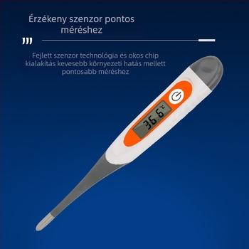 YD-202 Homlokra mérő elektronikus hőmérő gyerekeknek, puha vég, vízálló, modell YD-202, 1 éves vagy idősebbeknek