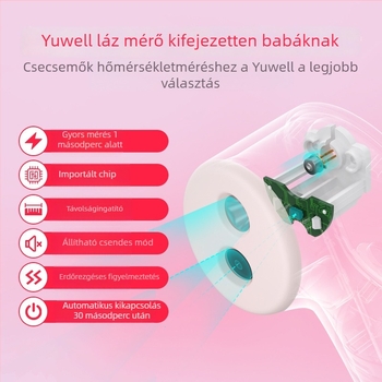 Yuyue Medical YT-1 infravörös elektronikus homlokhőmérő felnőttek és csecsemők számára