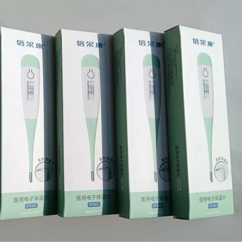 Bellkang DT002 Orvosi Elektronikus Hőmérő Nagy LCD Kijelzővel, Higanymentes, Körülbelül 200 Mérések